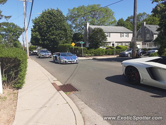 Lamborghini Aventador spotted in Woodmere, New York
