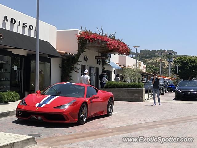 Ferrari 458 Italia spotted in Malibu, California