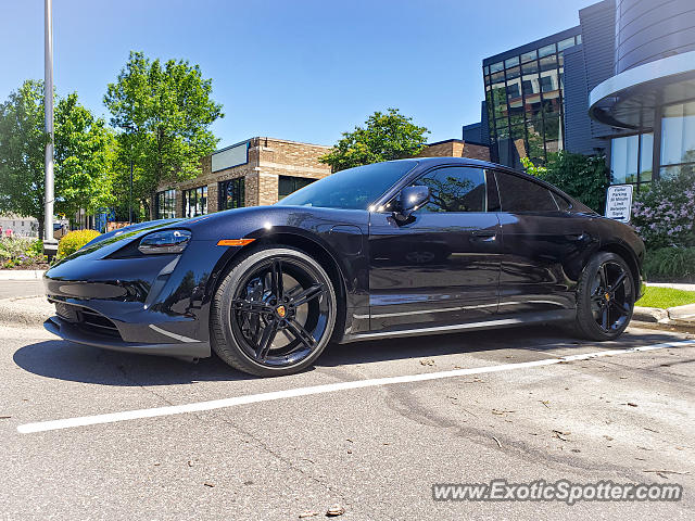 Porsche Taycan (Turbo S only) spotted in Wayzata, Minnesota