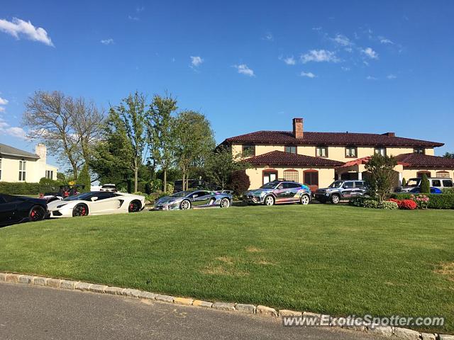 Lamborghini Aventador spotted in Hewlett, New York