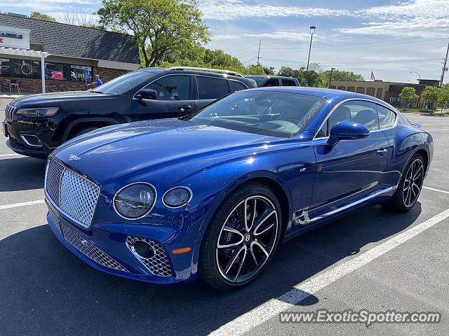 Bentley Continental spotted in Wayzata, Minnesota