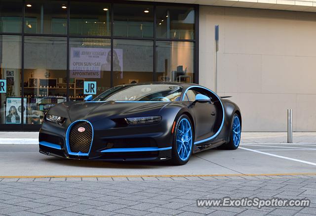 Bugatti Chiron spotted in Dallas, Texas