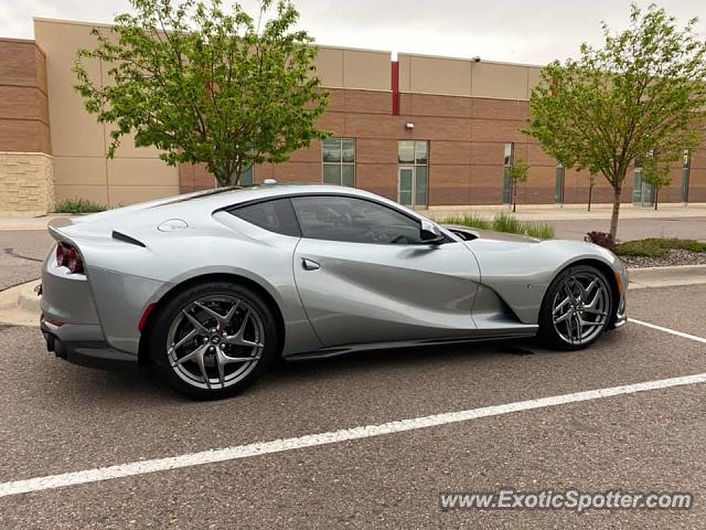 Ferrari 812 Superfast spotted in Highlands Ranch, Colorado