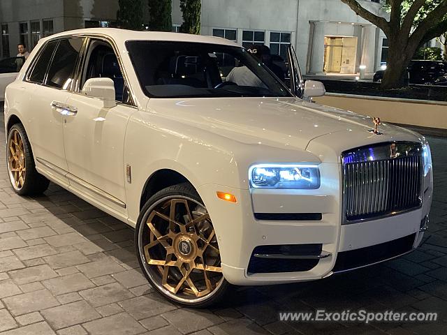 Rolls-Royce Cullinan spotted in Houston, Texas