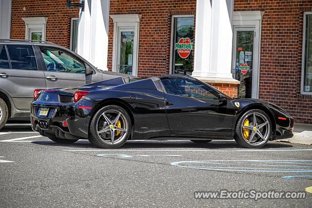 Ferrari 458 Italia spotted in Bedminster, New Jersey