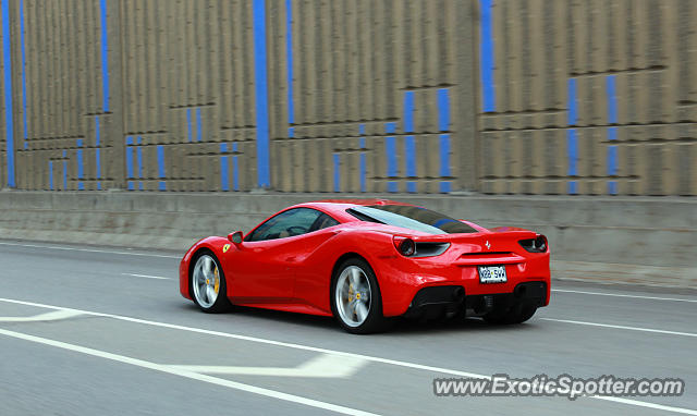 Ferrari 488 GTB spotted in Montreal, Canada