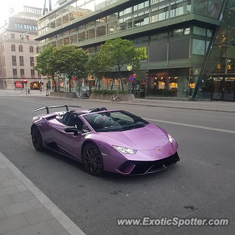 Lamborghini Huracan spotted in Stockholm, Sweden
