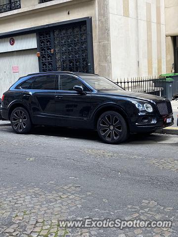 Bentley Bentayga spotted in PARIS, France