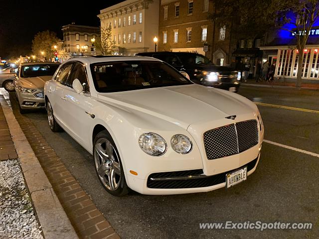 Bentley Flying Spur spotted in Washington DC, United States
