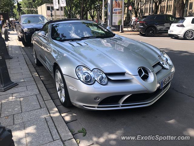 Mercedes SLR spotted in Duesseldorf, Germany