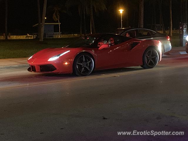 Ferrari 488 GTB spotted in Miami, Florida