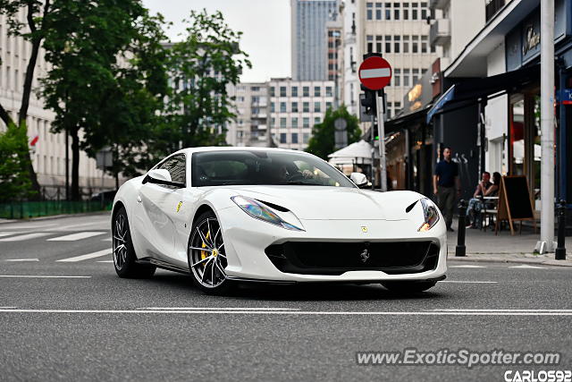 Ferrari 812 Superfast spotted in Warsaw, Poland