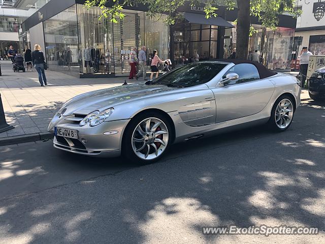 Mercedes SLR spotted in Duesseldorf, Germany