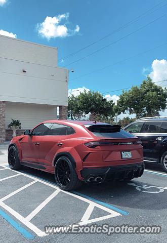Lamborghini Urus spotted in Pompano Beach, Florida