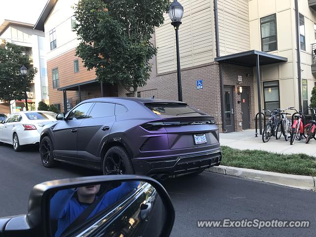 Lamborghini Urus spotted in Charlotte, North Carolina