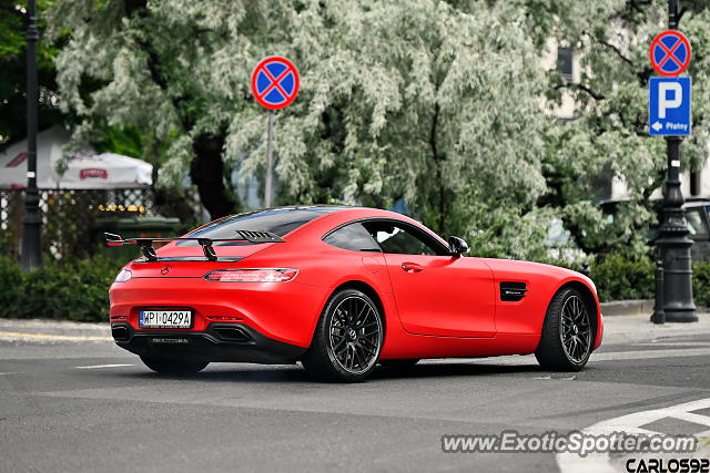 Mercedes AMG GT spotted in Warsaw, Poland