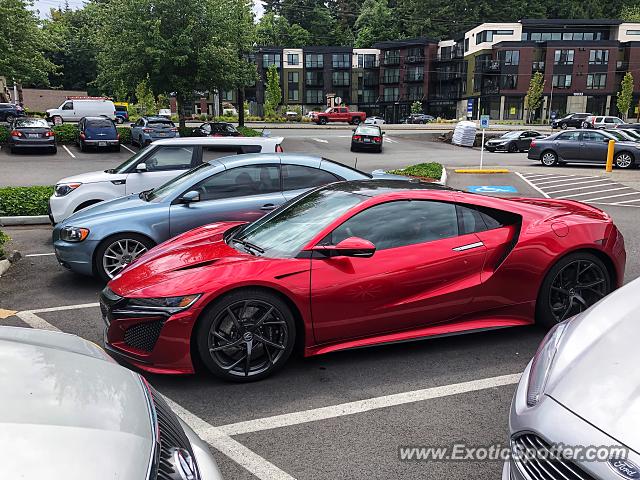 Acura NSX spotted in Edmonds, Washington