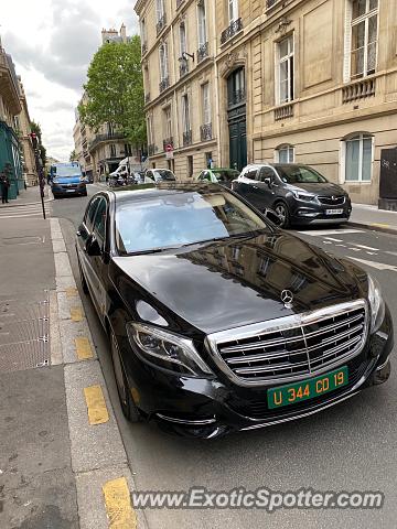 Mercedes Maybach spotted in PARIS, France