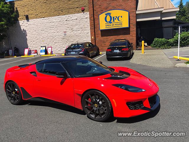 Lotus Evora spotted in Edmonds, Washington