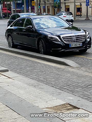Mercedes Maybach spotted in PARIS, France