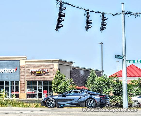 BMW I8 spotted in Hebron, Kentucky