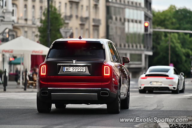 Rolls-Royce Cullinan spotted in Warsaw, Poland