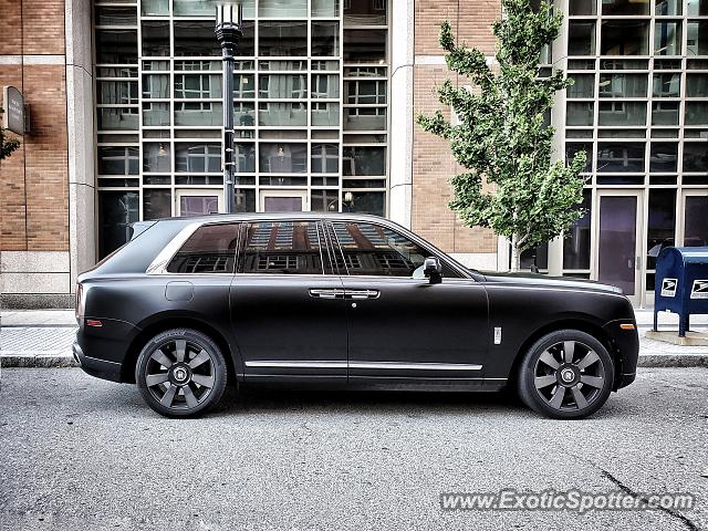Rolls-Royce Cullinan spotted in Boston, Massachusetts