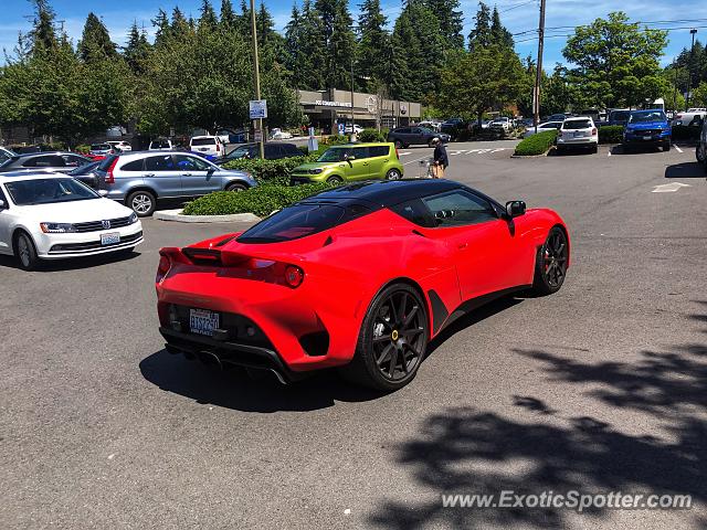 Lotus Evora spotted in Edmonds, Washington