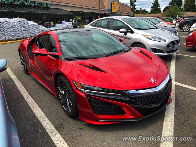 Acura NSX spotted in Edmonds, Washington