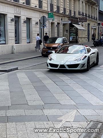 Ferrari 488 GTB spotted in PARIS, France