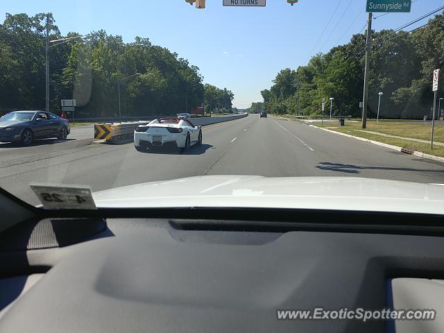 Ferrari 458 Italia spotted in Howell, New Jersey