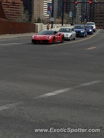 Ferrari 488 GTB spotted in Calgary, Canada