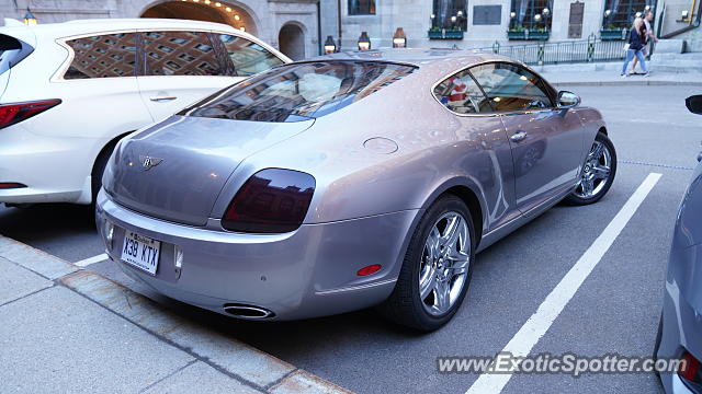 Bentley Continental spotted in Old Quebec City, Canada