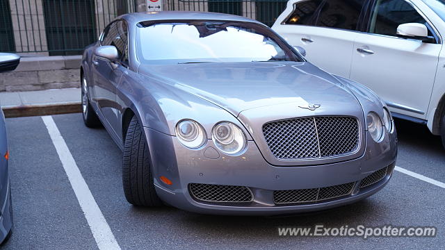 Bentley Continental spotted in Old Quebec City, Canada