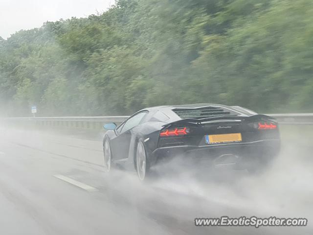 Lamborghini Aventador spotted in Luxembourg, Luxembourg