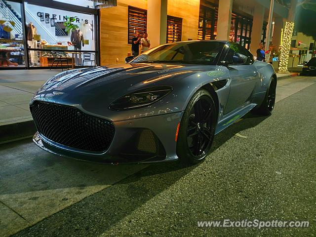 Aston Martin DBS spotted in Beverly Hills, California