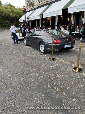 Ferrari 456 spotted in PARIS, France