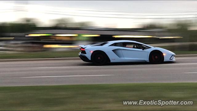 Lamborghini Aventador spotted in Calgary, Canada