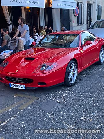 Ferrari 550 spotted in PARIS, France
