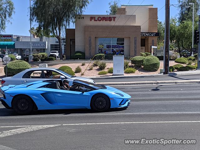 Lamborghini Aventador spotted in Henderson, Nevada