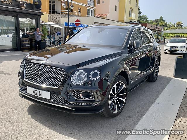 Bentley Bentayga spotted in Vilamoura, Portugal