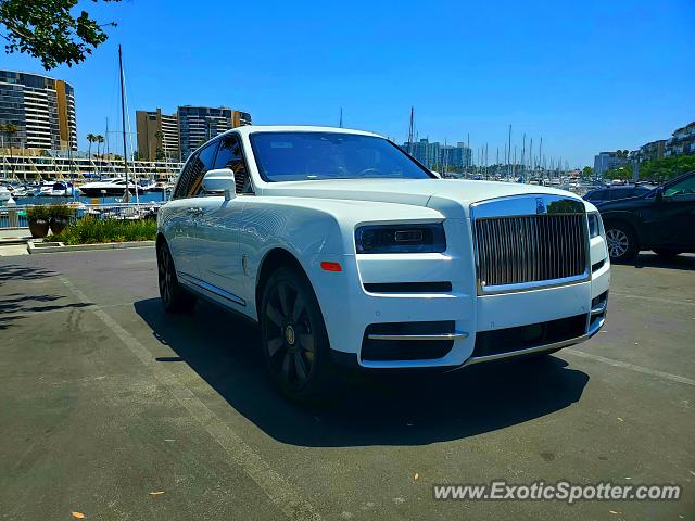 Rolls-Royce Cullinan spotted in Marina del Ray, California
