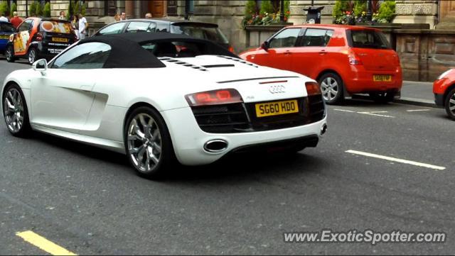 Audi R8 spotted in Glasgow, United Kingdom