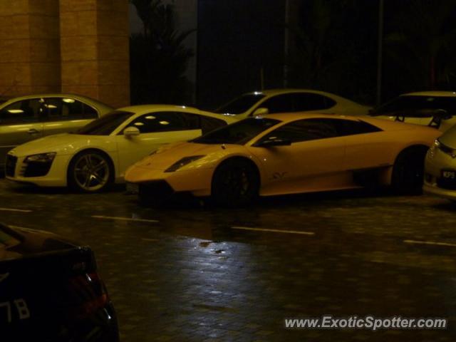 Lamborghini Murcielago spotted in Hard Rock Hotel, Singapore