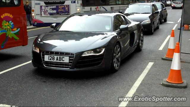 Audi R8 spotted in Glasgow, United Kingdom
