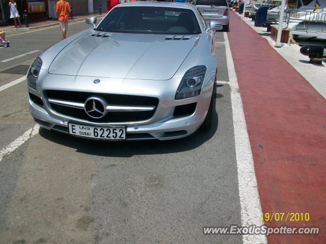 Mercedes SLS AMG spotted in Puerto Banus, Spain