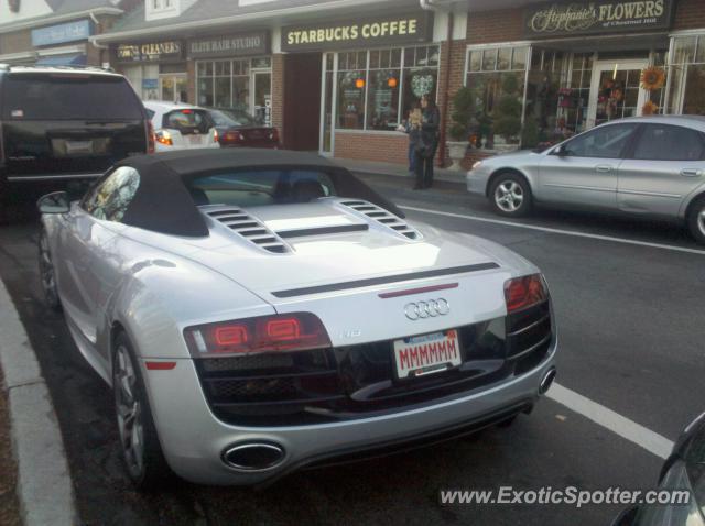 Audi R8 spotted in Chestnut Hill, Massachusetts