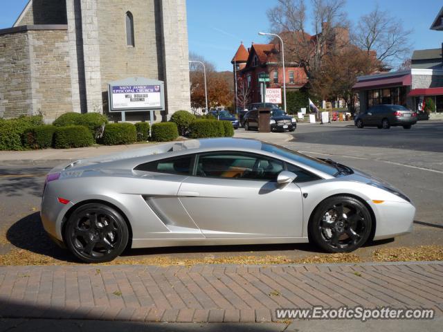 Lamborghini Gallardo spotted in Oneonta, New York