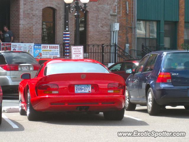 Dodge Viper spotted in Stillwater, Minnesota