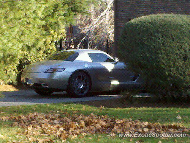 Mercedes SLS AMG spotted in Chestnut Hill, Massachusetts